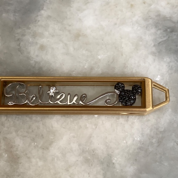 Believe Gold Vertical Locket #keepsake - Picture 7 of 8